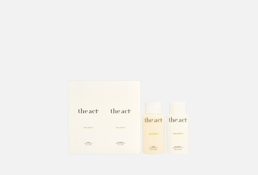 

подарочный набор для ухода за волосами THE ACT, Balance 2 шт