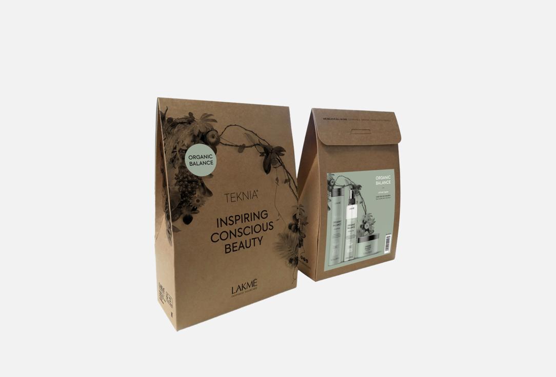 

Подарочный набор для ухода за волосами LAKME, Organic balance 3 шт