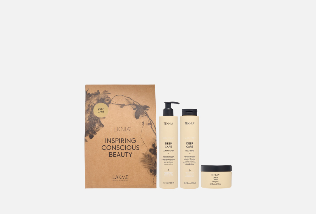 

Подарочный набор для ухода за волосами LAKME, Deep care 3 шт