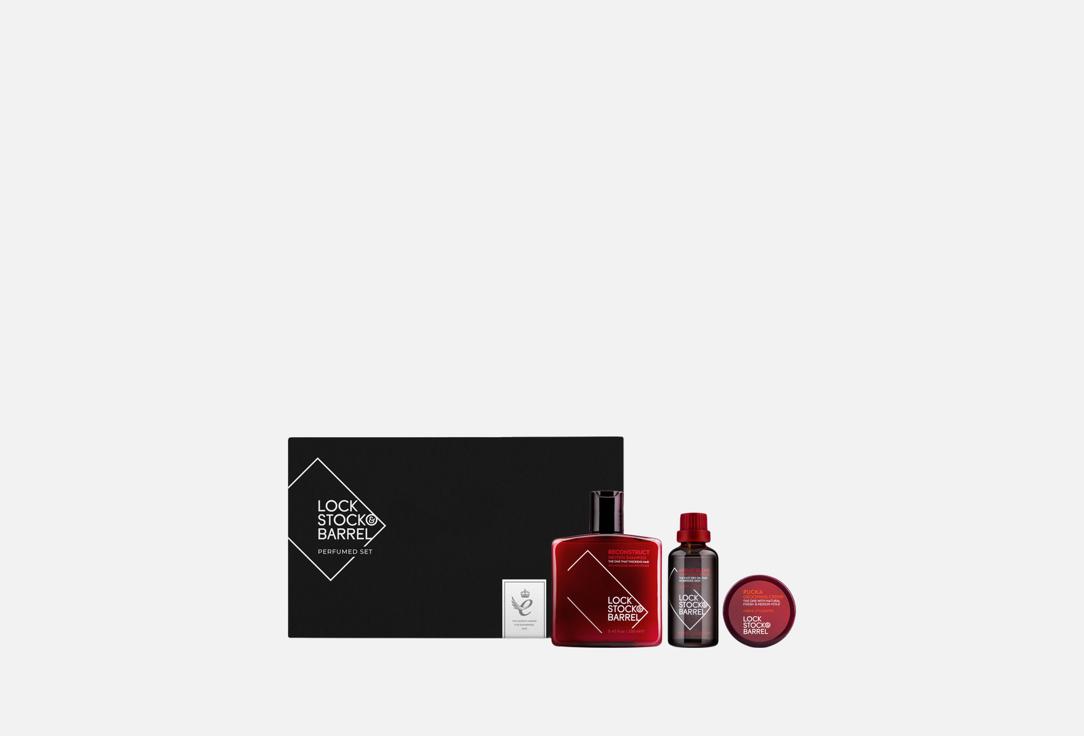 Изображение товара Подарочный набор средств для волос и лица Lock Stock & Barrel The Step to Perfection No 2 для мужчи