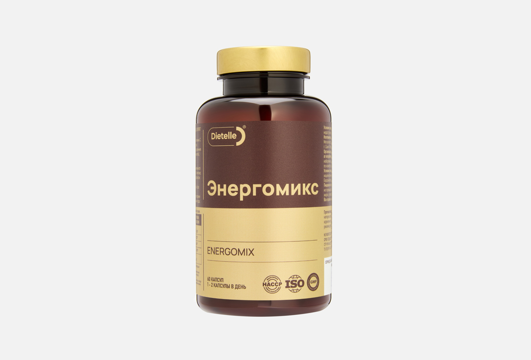 

БАД для повышения энергии и бодрости DIETELLE, Энергомикс в капсулах 60 шт