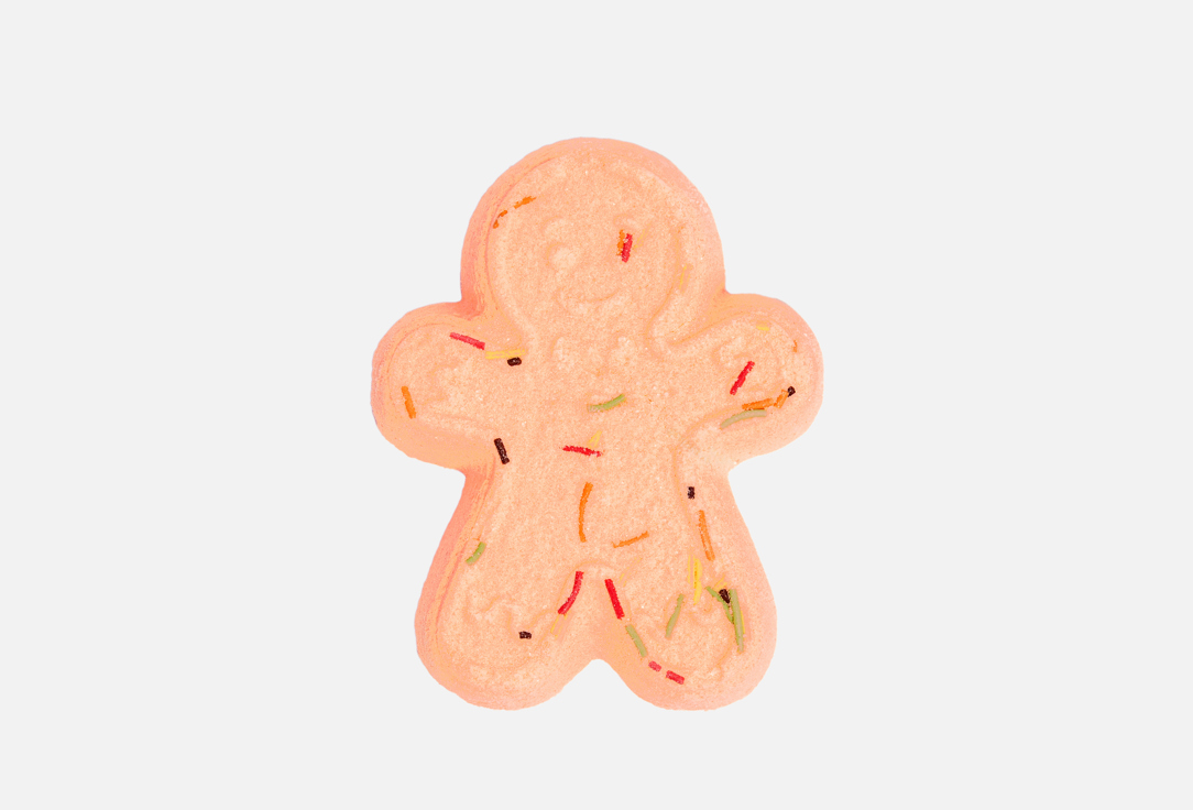 Изображение товара Пенная бомбочка для ванны MiPASSION Gingerbread man 90 г расслабление и уход