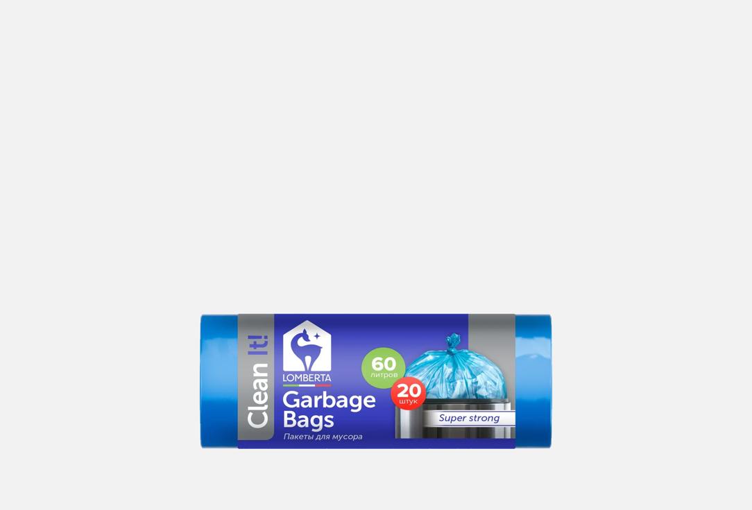 Изображение товара Пакеты для мусора Lomberta 60 л прочные и удобные - Россия