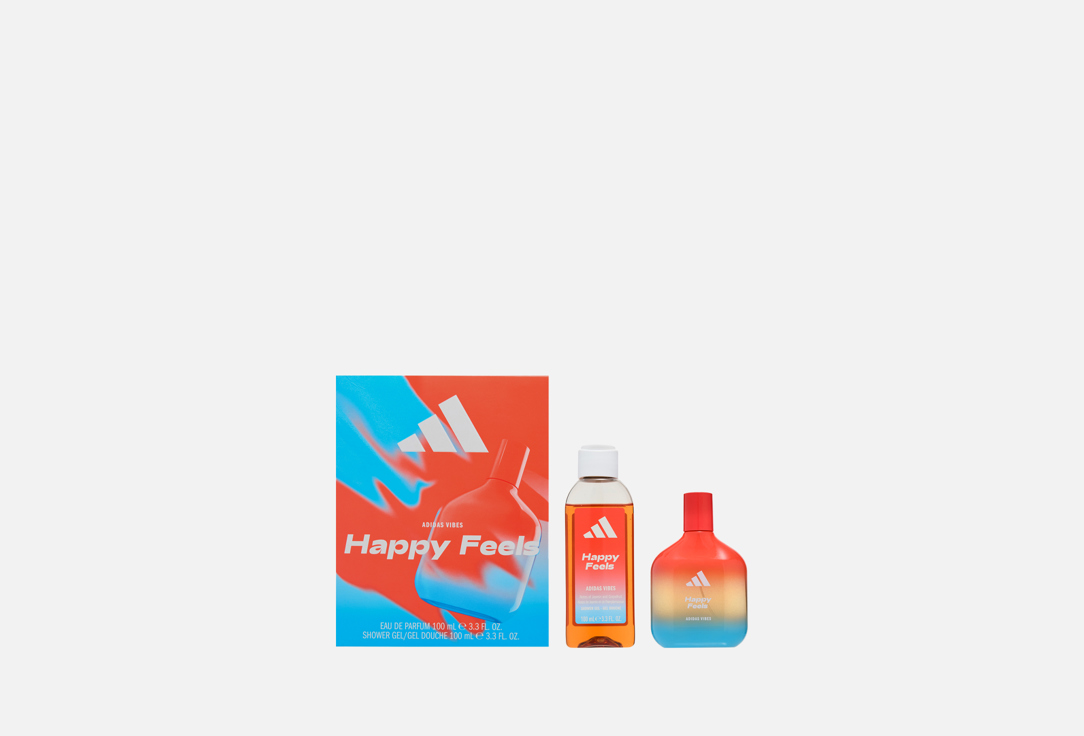 

Подарочный набор ADIDAS, Happy Feels 2 шт