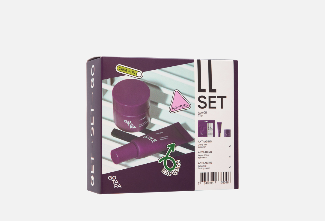 

Набор антивозрастных средств для лица GO TAPA, Age Off Trio Set 3 шт