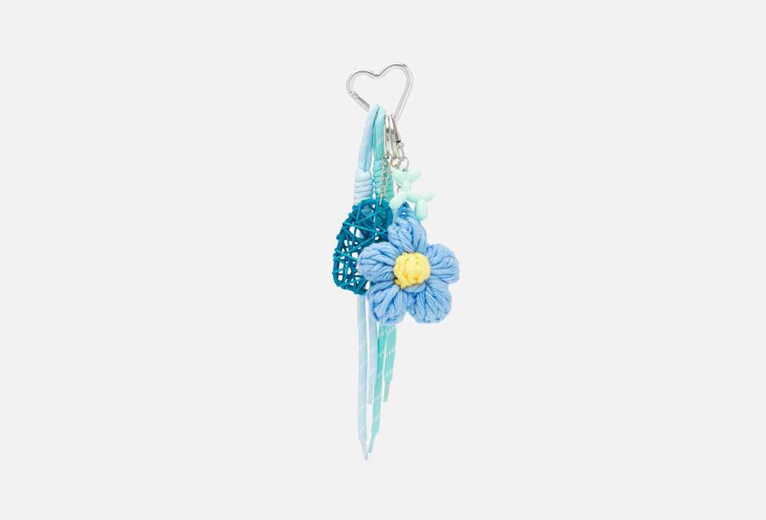 

Брелок FOROSTINA.K, Мультиколор, Вязаный цветок