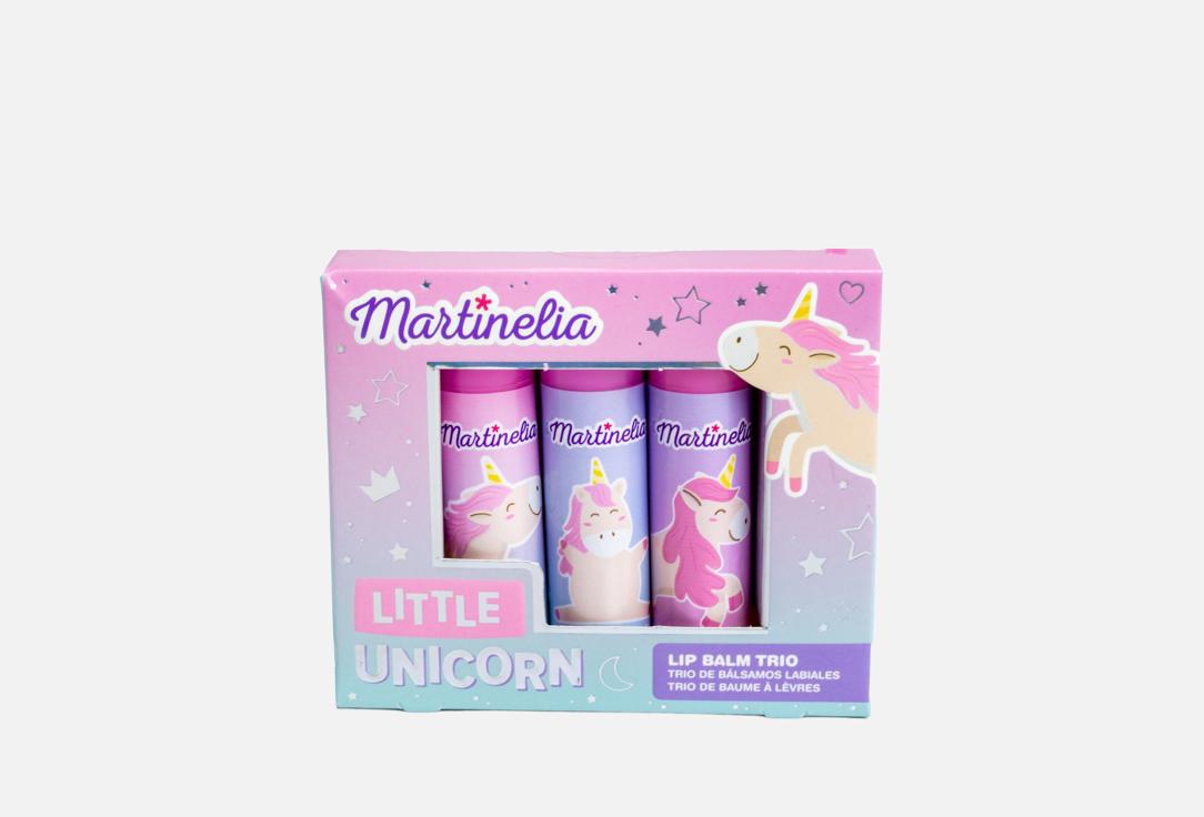 Изображение товара Детский набор бальзамов для губ Martinelia Little Unicorn три аромата
