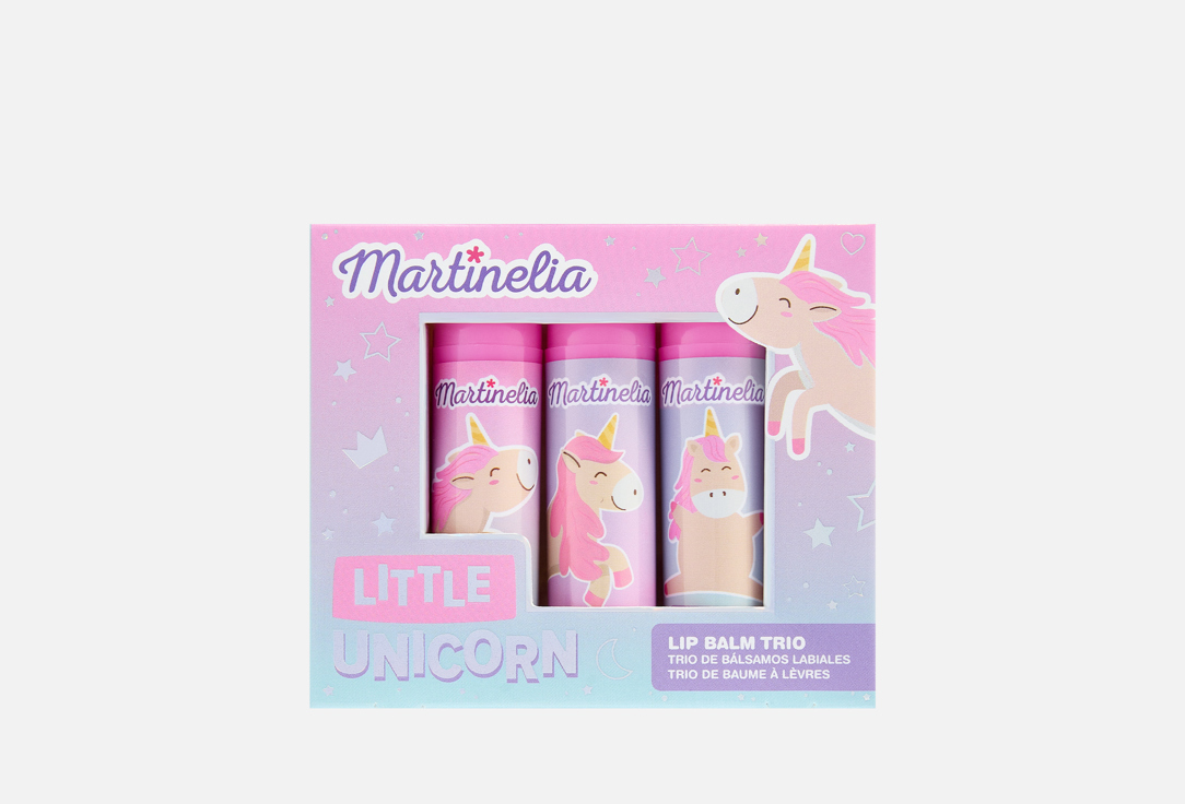 Изображение товара детский набор бальзамов для губ Martinelia Little Unicorn