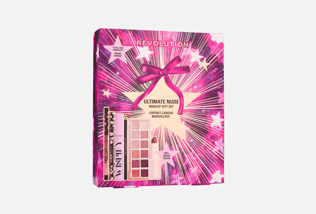 Изображение товара Подарочный набор для макияжа Revolution Ultimate Nude комплект 6 средств