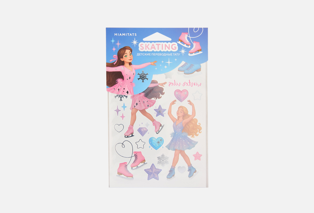 Изображение товара Яркие детские переводные татуировки MIAMITATS Kids skating middle для праздников