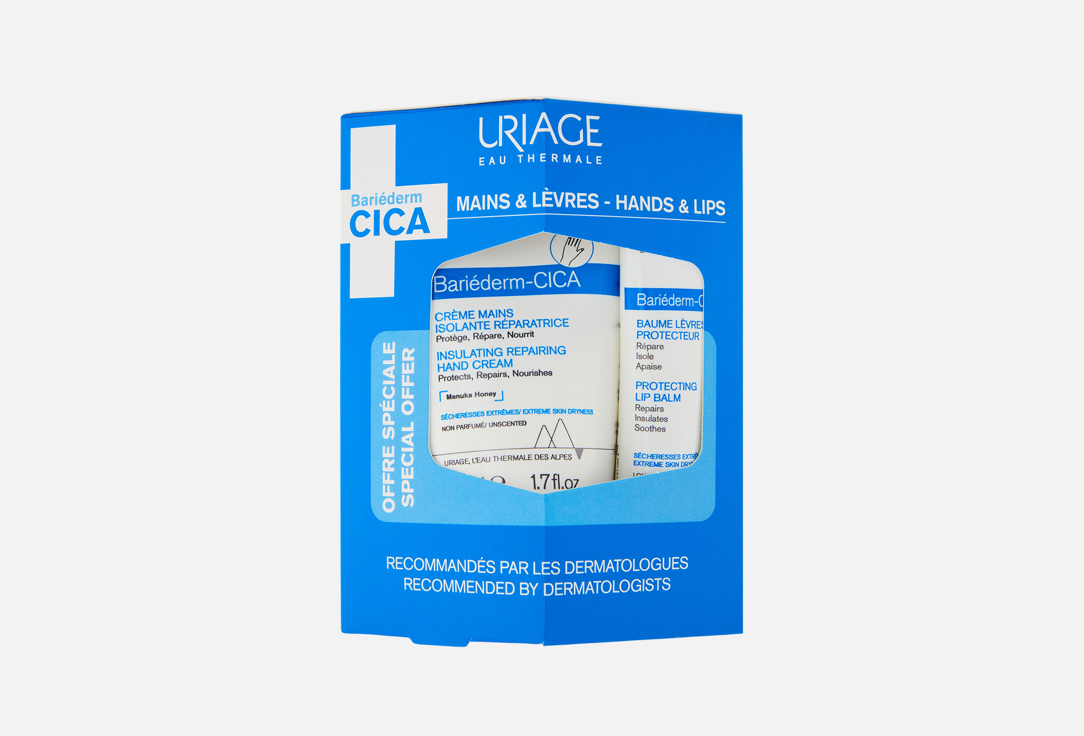 

Подарочный набор URIAGE, BARIEDERM HANDS & LIPS 2 шт