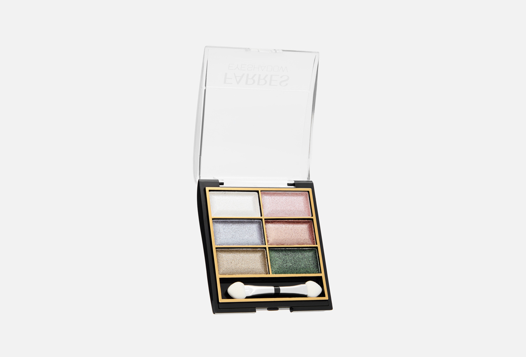 Изображение товара Тени для век FARRES 6-color pearl с перламутровыми текстурами