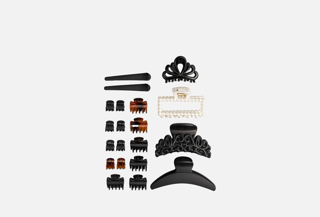 Набор крабов для волос RINOVA Hair clip 20 шт