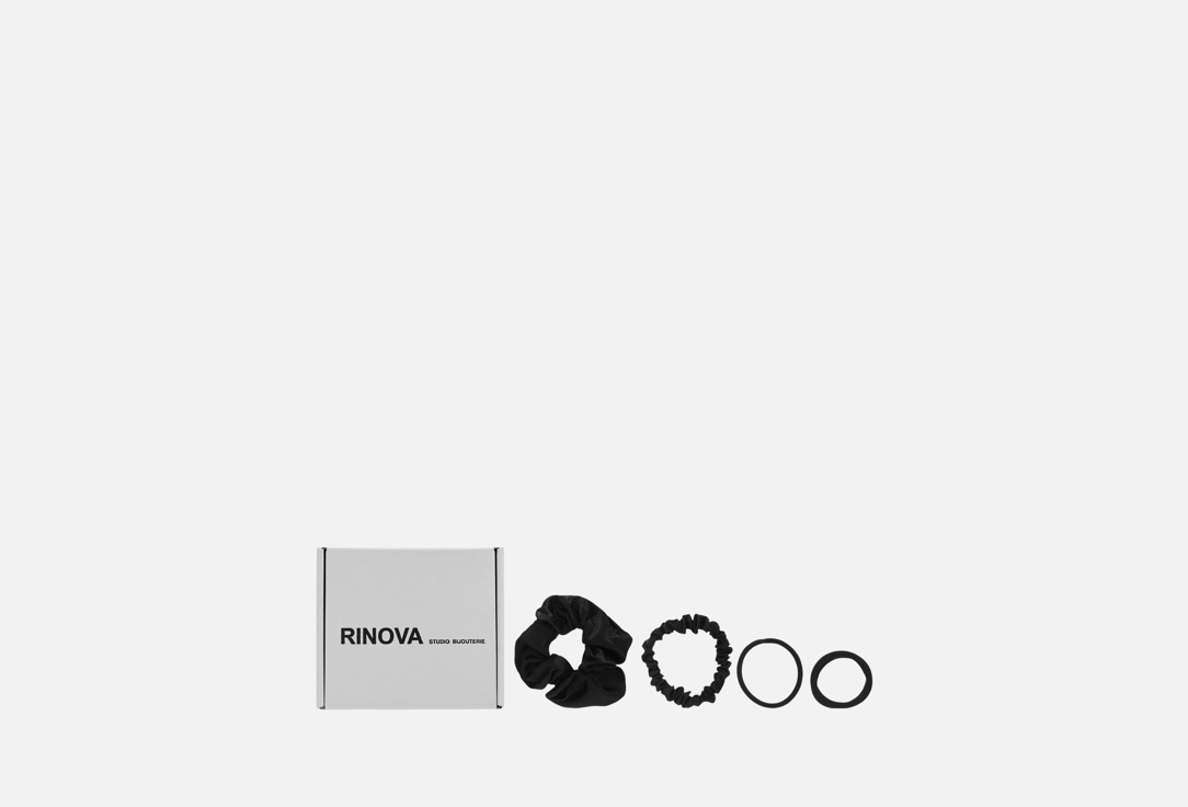 

Набор резинок для волос RINOVA, Black 50 шт
