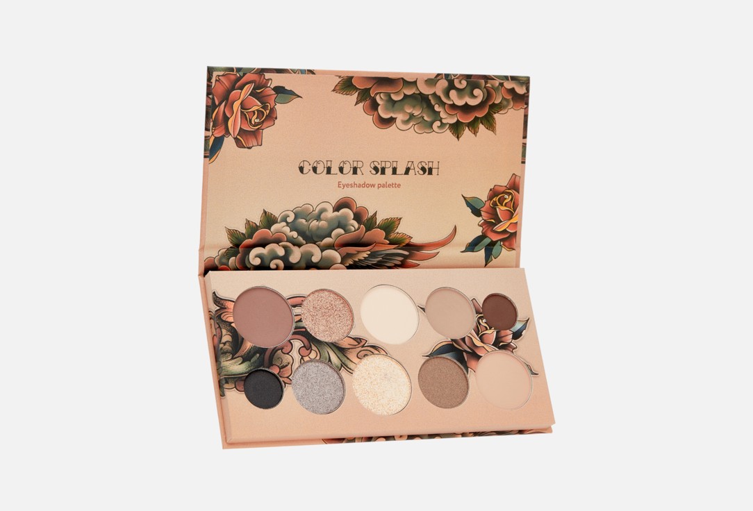 Изображение товара Палетка теней для век SHU Color splash коллекционная с 10 оттенками