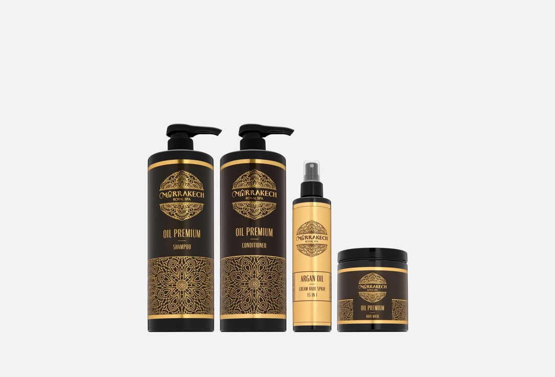 

Набор для ухода за волосами MARRAKECH ROYAL SPA, OIL PREMIUM 4 шт