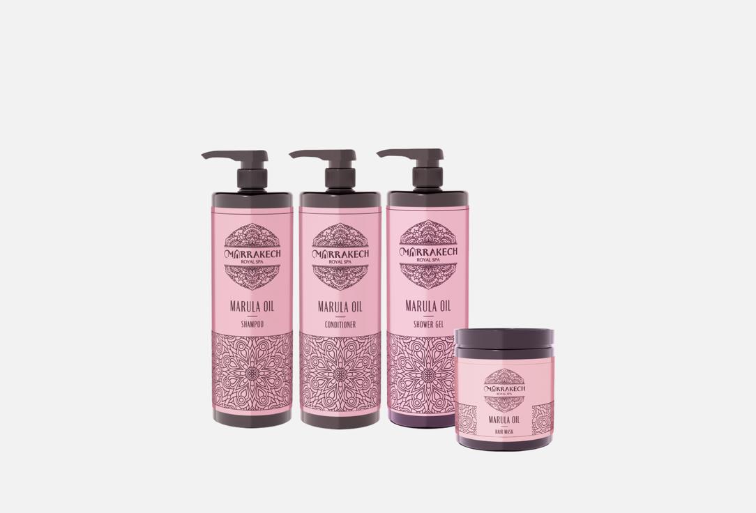 

Набор для ухода за волосами и телом MARRAKECH ROYAL SPA, MARULA OIL 4 шт