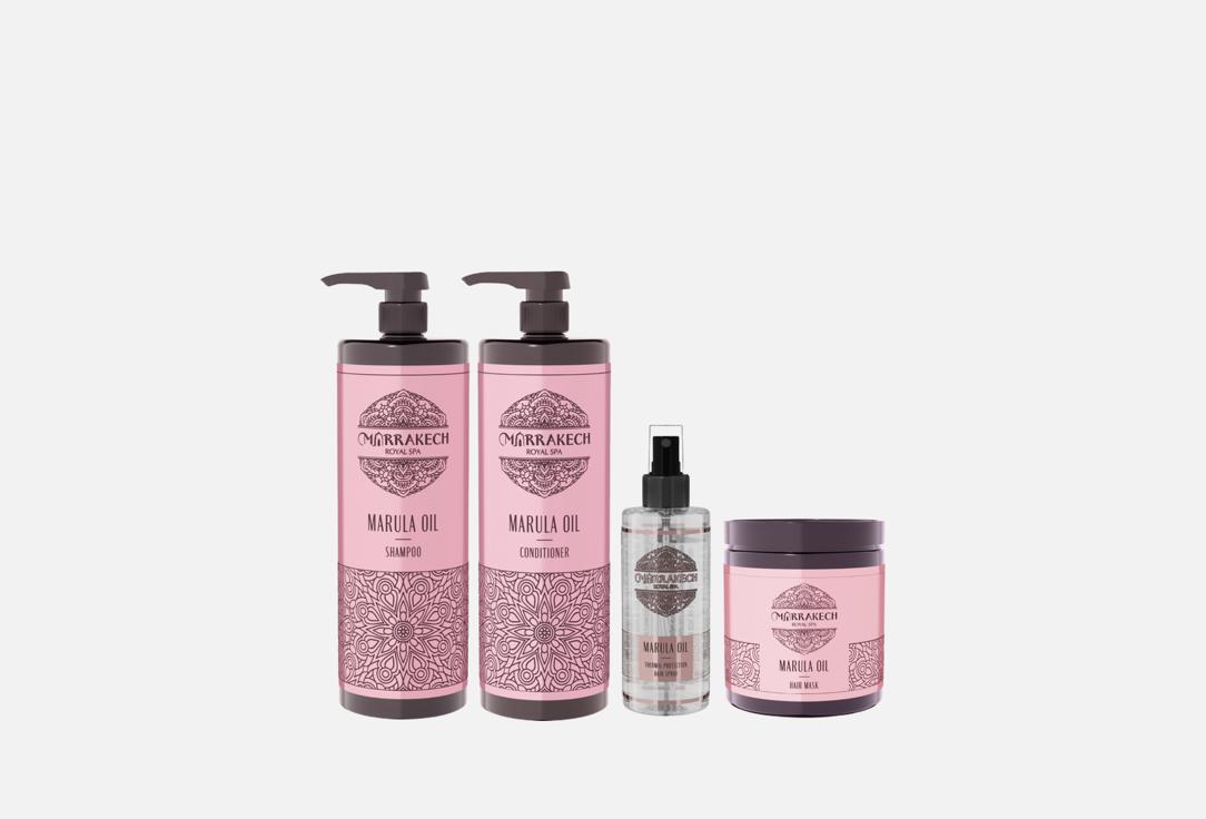 

Набор для ухода за волосами MARRAKECH ROYAL SPA, MARULA OIL 4 шт