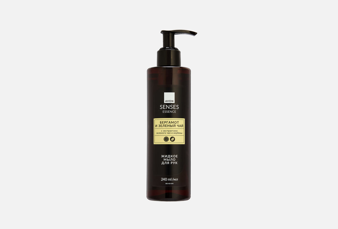 

Жидкое мыло для рук AVON, Бергамот и зеленый чай 240 мл