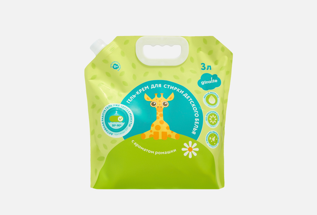 Изображение товара Гель-крем для стирки LOVULAR GIRAFFE 3 л