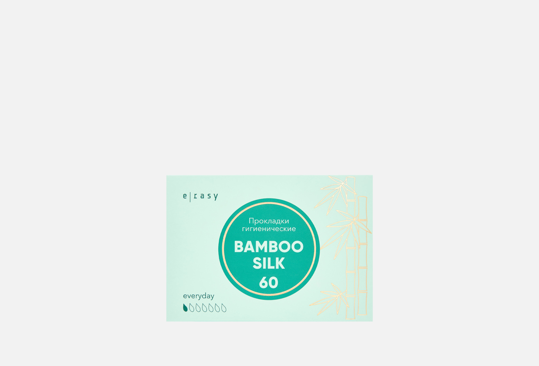 

Дневные прокладки E-RASY, BAMBOO SILK Everyday 60 шт