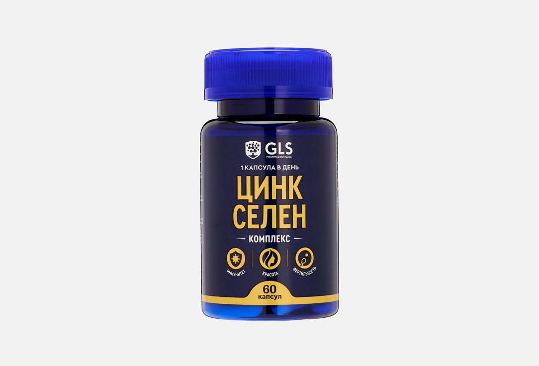 Изображение товара Комплекс минералов Глобал Хэлфкеар Цинк и селен в капсулах 30 шт