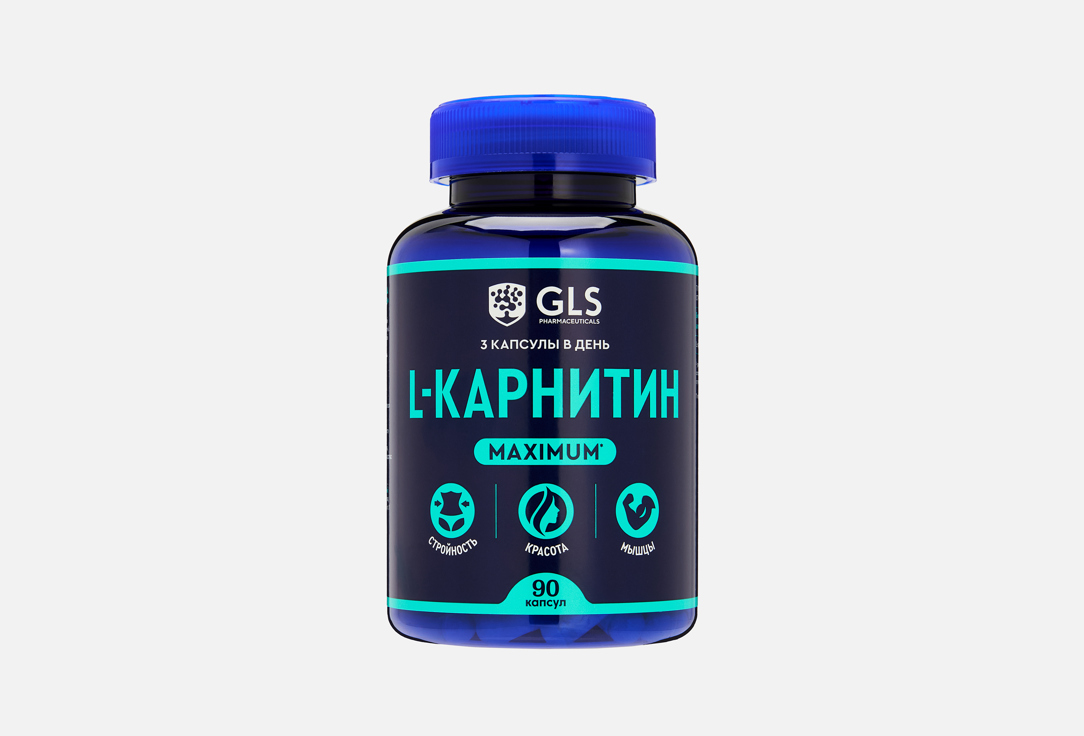 

L-карнитин GLS, Максимум, 580 мг в капсулах 90 шт