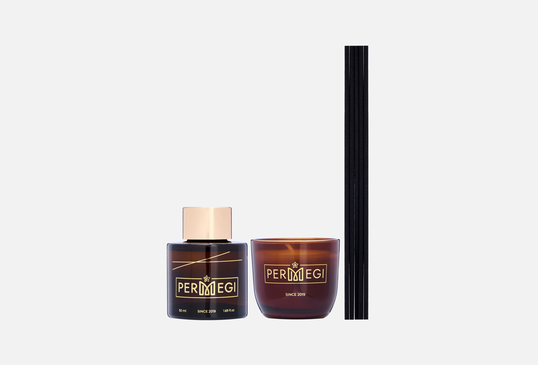 Изображение товара Подарочный набор PERMEGI French Coffee диффузор свеча аромат для дома