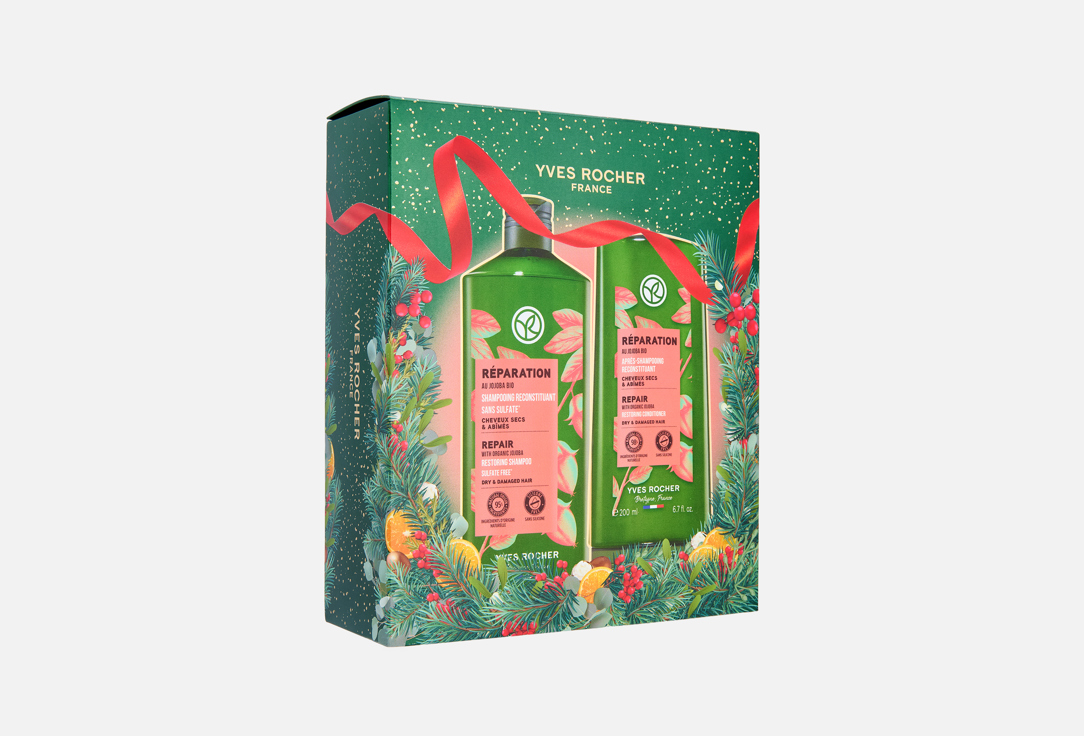 

Подарочный набор для волос YVES ROCHER, Экспертное восстановление 2 шт