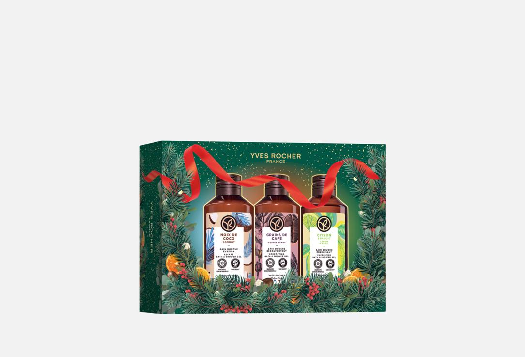 

Подарочный набор для душа и ванны YVES ROCHER, Солнечная экзотика 3 шт