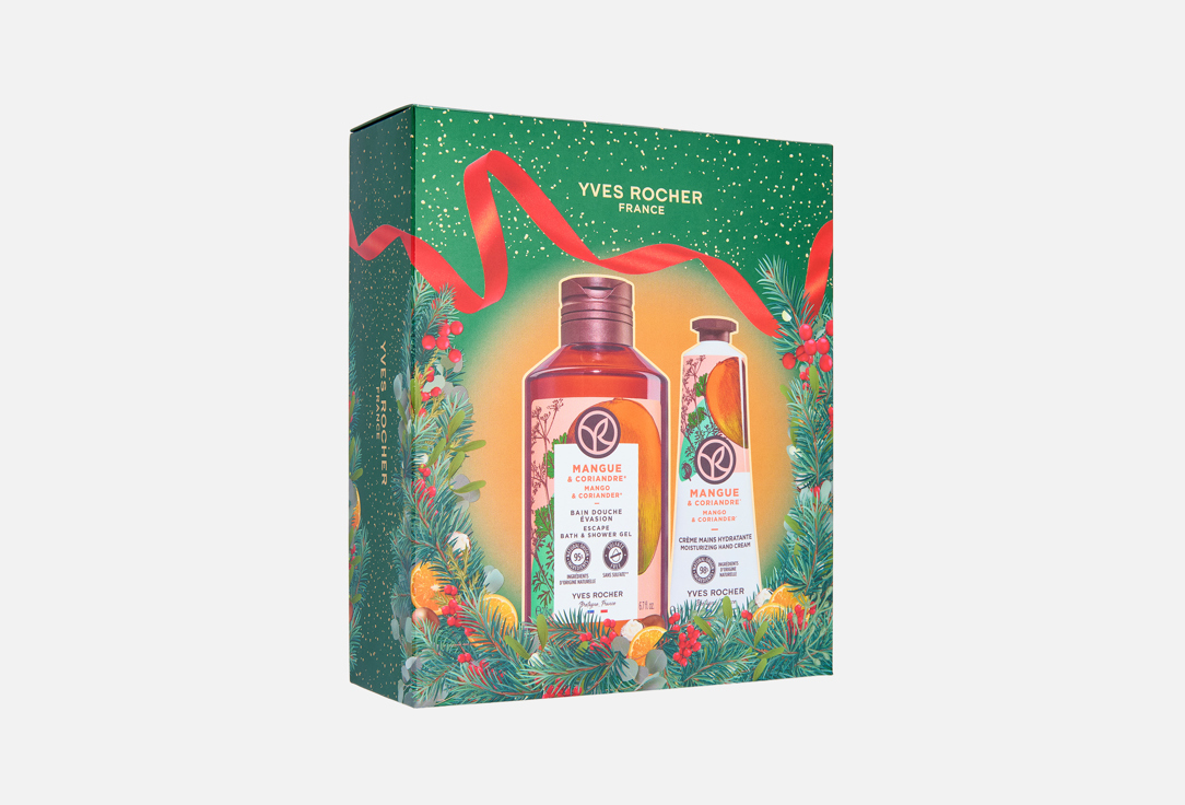 Изображение товара Подарочный набор для тела Yves Rocher Пряное манго с гелем и кремом для рук