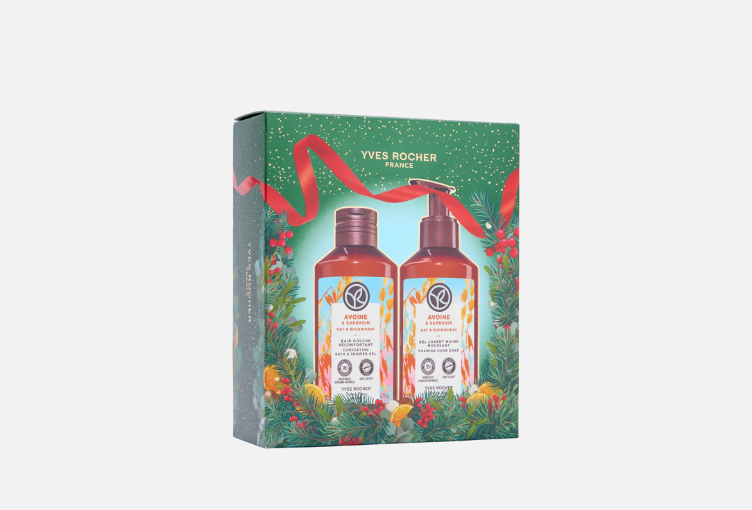 Изображение товара Подарочный набор для тела Yves Rocher Бретонские поля гель и мыло для рук натуральные