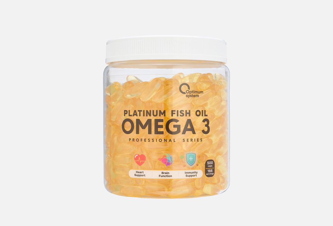 

Омега-3 OPTIMUM SYSTEM, Platinum Fish Oil в капсулах 500 шт