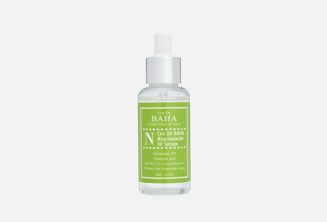 

Сыворотка для лица COS DE BAHA, Hyaluronic acid & Niacinamide 60 мл