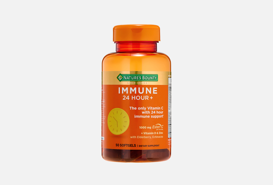 Изображение товара БАД для укрепления иммунитета Nature's Bounty Ester-C Immune 24 Hour+ капсулы 60 шт