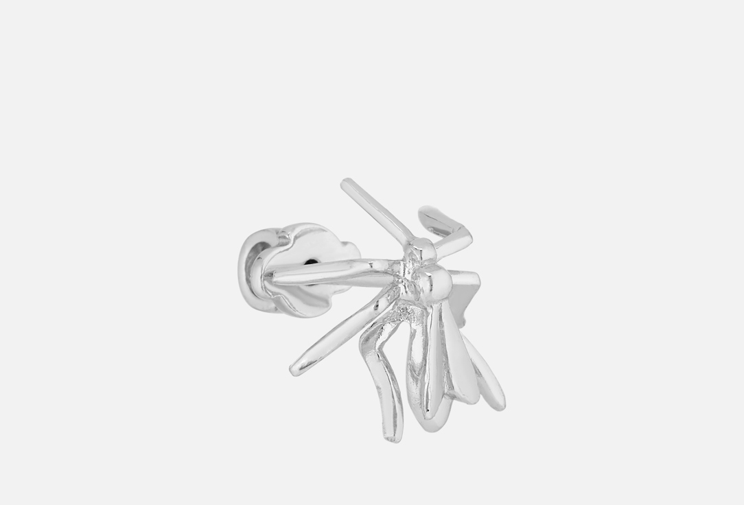 

Моносерьга серебряная SBLESKOM, Комар ВАСилий 1 шт