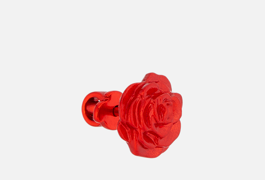 

Моносерьга серебряная SBLESKOM, Роза red 1 шт