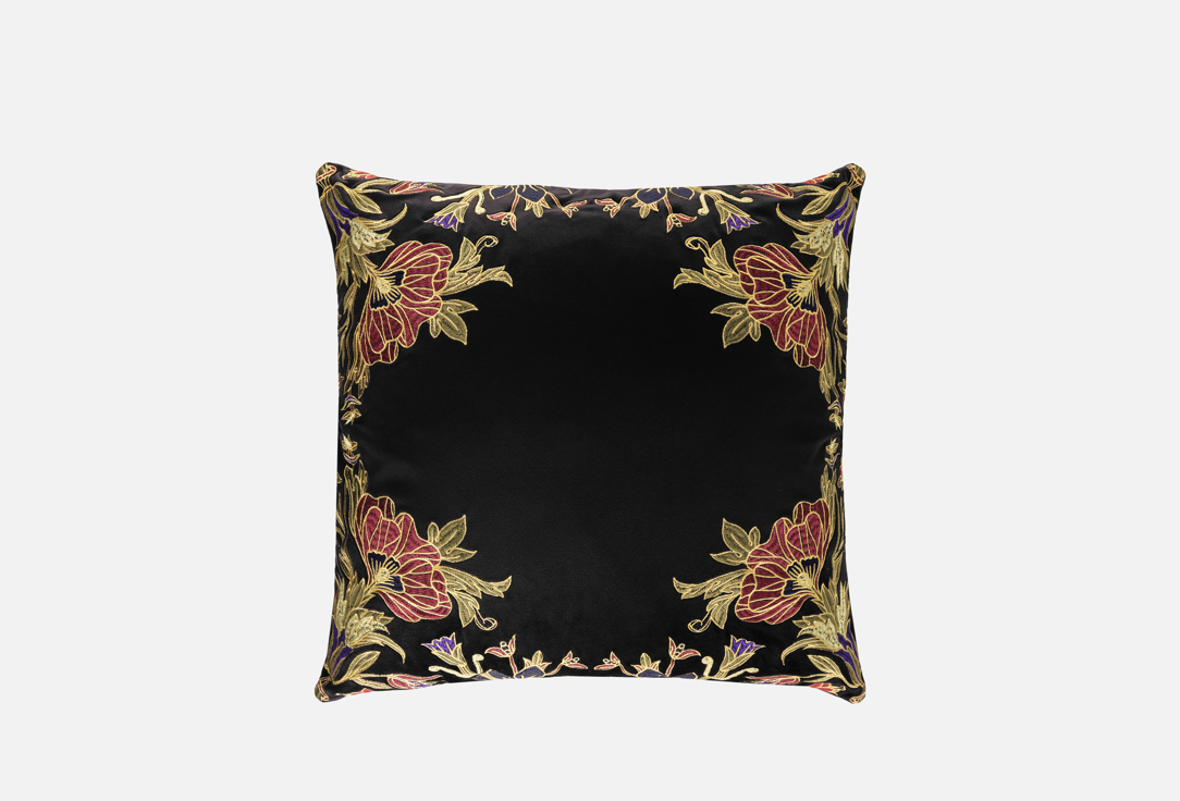 Изображение товара Декоративная подушка Moroshka Taro, 50х50 см, на потайной молнии, черный