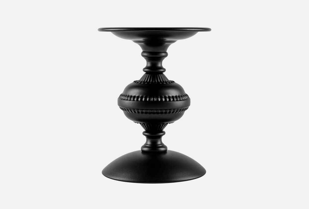 

Подсвечник MOROSHKA, Принт, Taro, 14x10,5x10,5 см, черный 1 шт