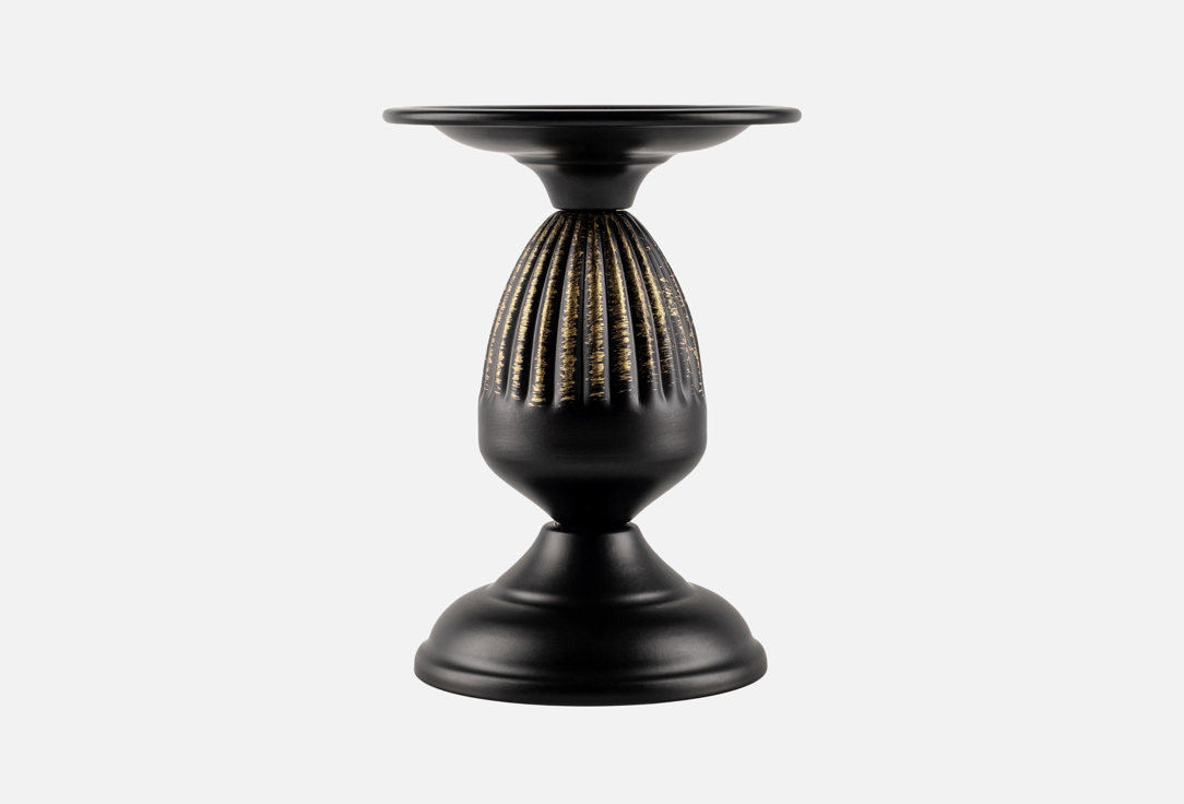 

Подсвечник MOROSHKA, Принт, Taro, 15x9x9 см, черный 1 шт