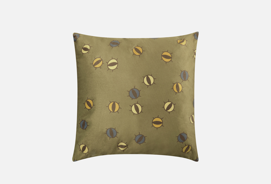 

Декоративная подушка MOROSHKA, Принт, Mistifikatsiya, 40х40 см, на потайной молнии, зеленый 1 шт