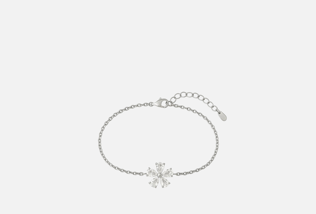 Изображение товара Серебряный браслет с горным хрусталем The Reason диаметром 15-20 см