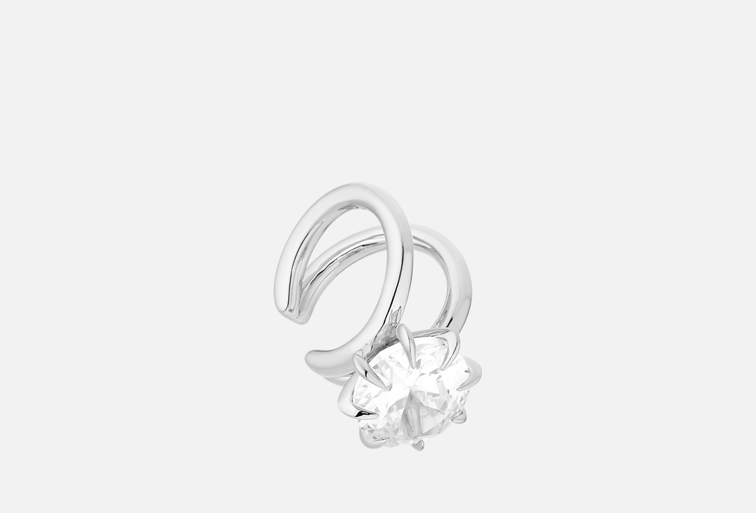 

Кафф серебряный JEWLIA, Glow and go 1 шт