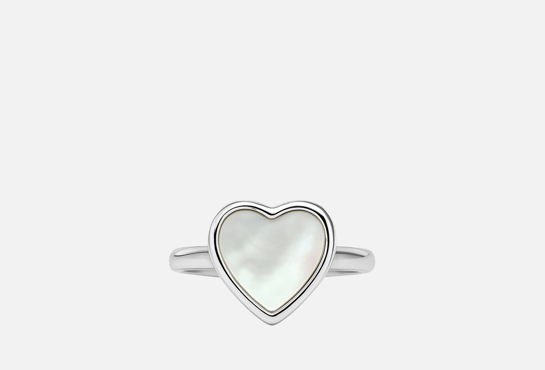 Изображение товара Серебряное кольцо The Reason с перламутром сердце для женщин 925 пробы