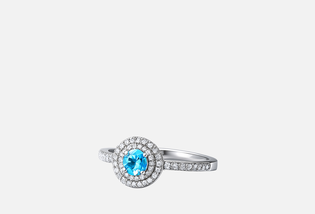 Изображение товара Серебряное кольцо The Reason со Swiss топазом и белыми топазами для женщин