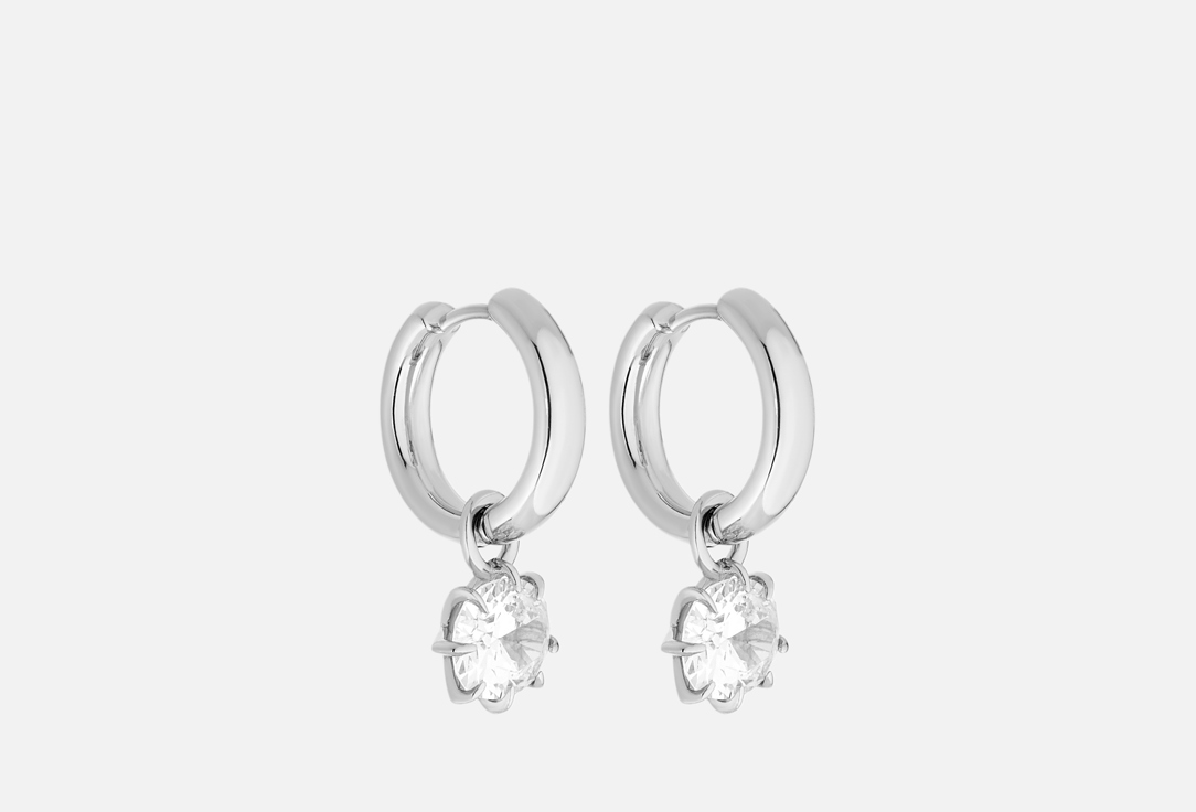 

Серьги Серебряные JEWLIA, Tea, Drama & Crystals 2 шт