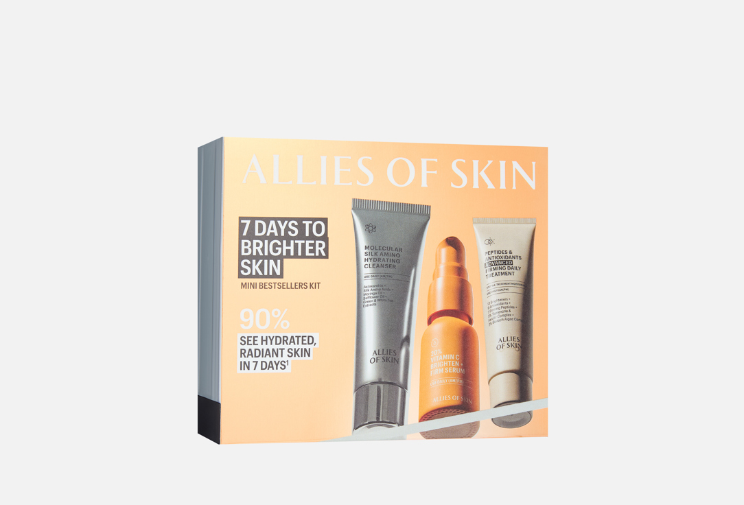 

Набор для сияния кожи ALLIES OF SKIN, 7 Days to Brighter Skin 3 шт
