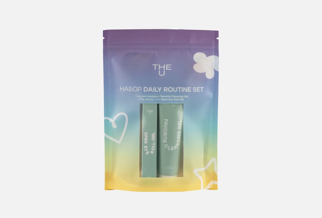 Изображение товара Набор для ухода за лицом и глазами THE U Daily Routine деликатное очищение и увлажнение