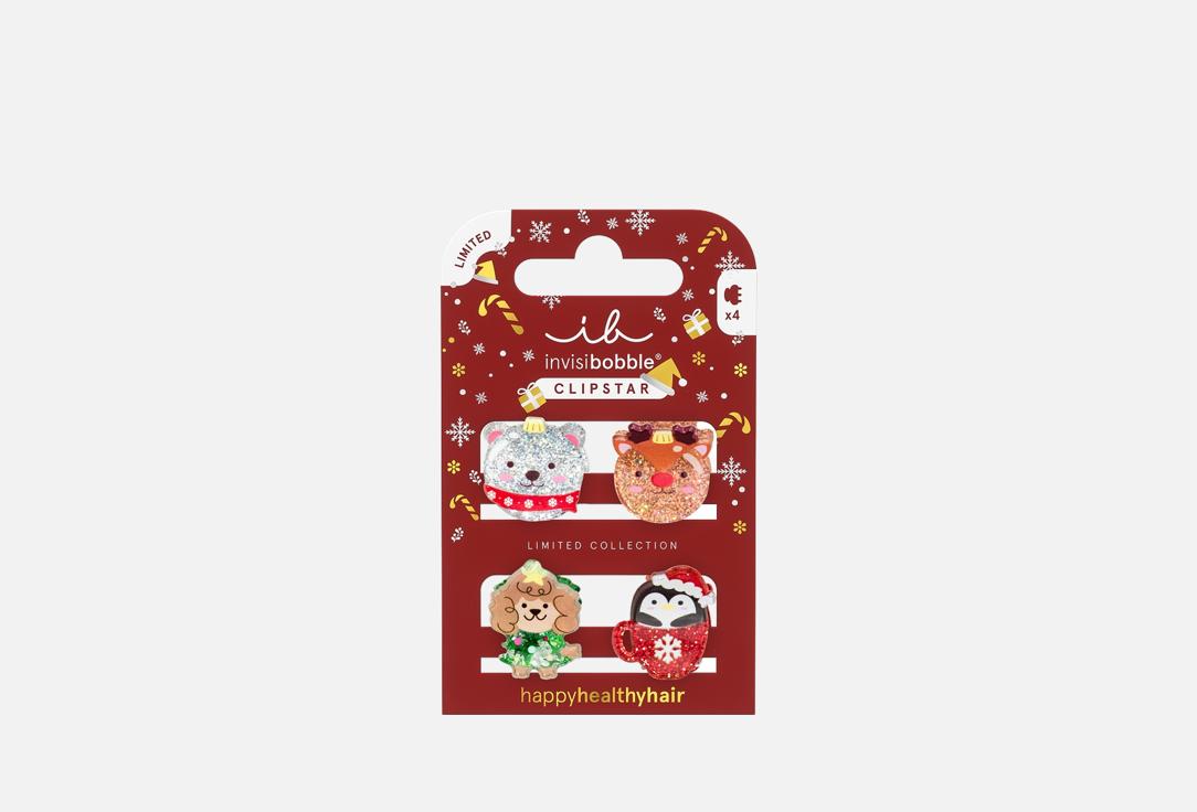 

Детские заколки-крабики для волос INVISIBOBBLE, Sparkle in a Cup 4 шт