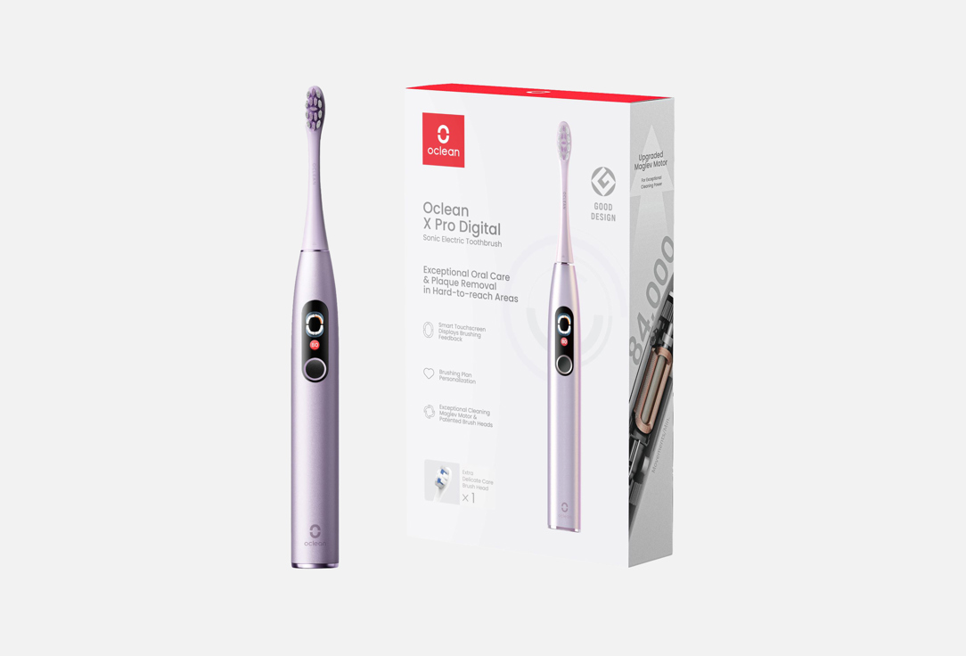Изображение товара Электрическая зубная щетка Oclean X Pro Digital с Bluetooth и сенсорным дисплеем